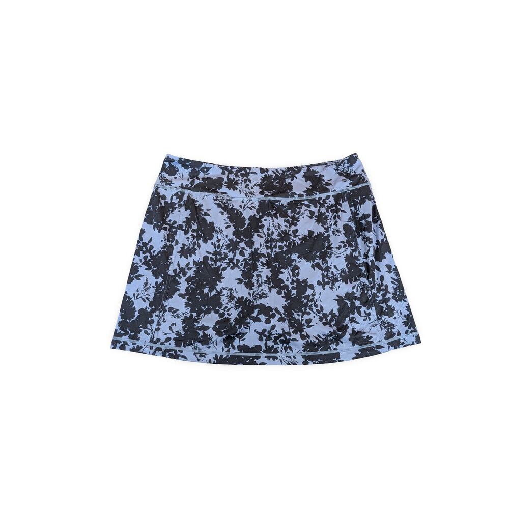 J.Jill Fit Blue Floral Athletic Skort LP